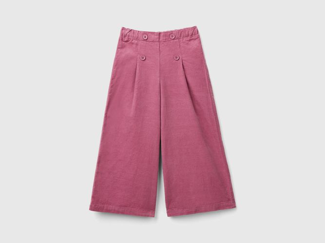 Benetton, Pantalon En Velours À Boutons, taille 12-18,, Enfants - United Colors of Benetton - Modalova