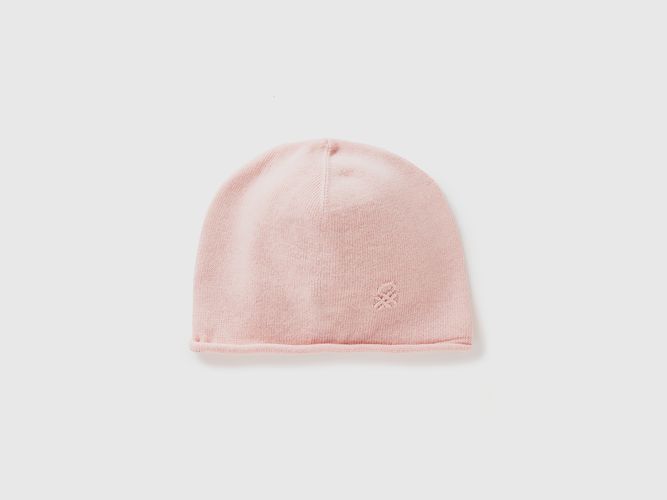 Benetton, Bonnet En Cachemire Mélangé, taille OS, Rose Pastel - United Colors of Benetton - Modalova