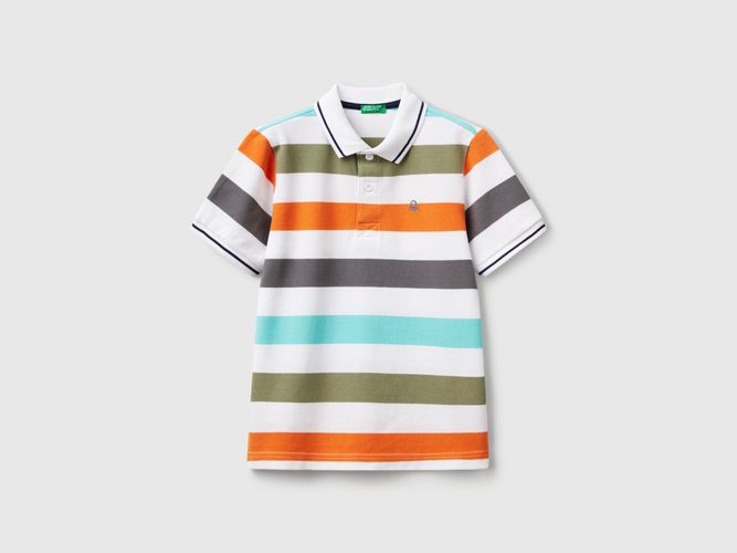 Benetton, Polo Rayé À Manches Courtes, taille 2XL, , Enfants - United Colors of Benetton - Modalova