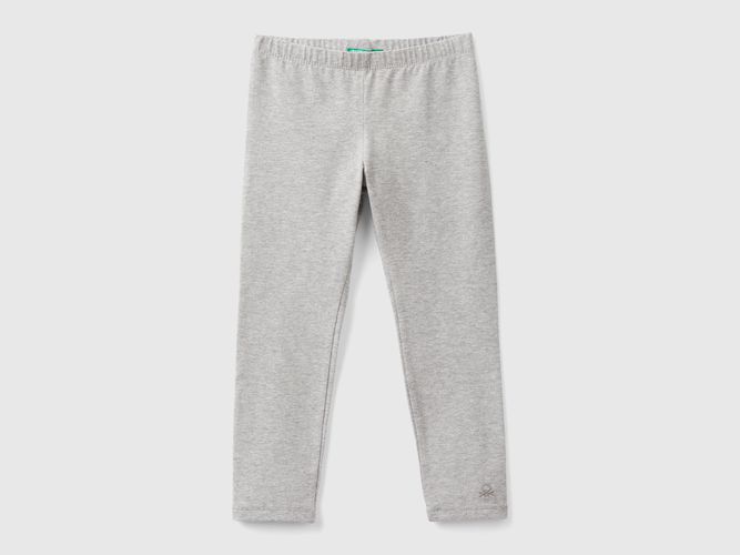 Benetton, Legging En Coton Stretch, taille 12-18, Gris Clair, Enfants - United Colors of Benetton - Modalova