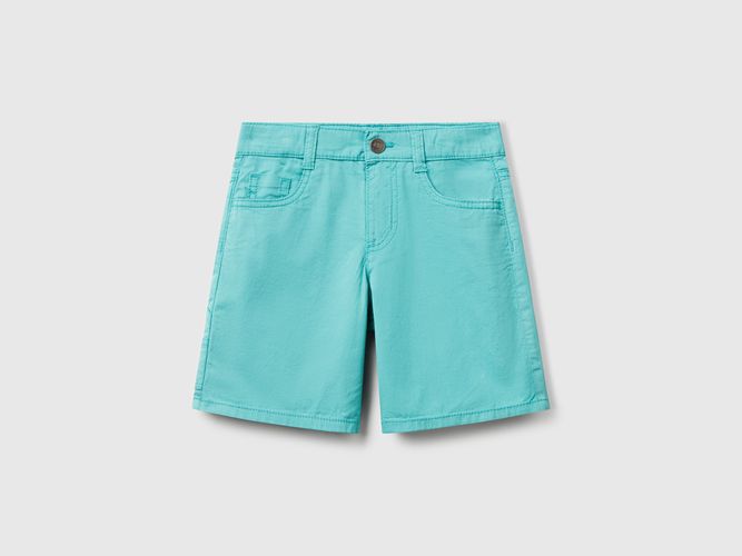 Benetton, Bermuda Cinq Poches, taille 12-18, Bleu Vert, Enfants - United Colors of Benetton - Modalova