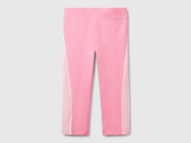 Benetton, Legging De Sport Avec Passepoil, taille 2XL, Rose, Enfants - United Colors of Benetton - Modalova