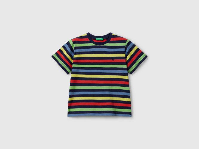 Benetton, T-shirt Rayé 100% Coton, taille 12-18, Multicolore, Enfants - United Colors of Benetton - Modalova