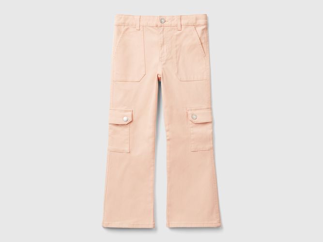 Benetton, Pantalon Cargo Pattes D'eph, taille 2XL, Rose Pâle, Enfants - United Colors of Benetton - Modalova