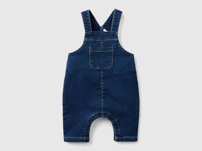 Benetton, Salopette Effet Denim Coupe Baggy, taille 1-3, Bleu, Enfants - United Colors of Benetton - Modalova