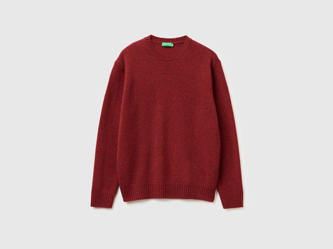 Benetton, Pull En Laine Shetland, Taille: XXL, Bordeaux - United Colors of Benetton - Modalova