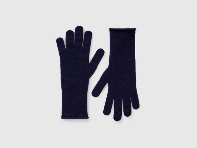 Benetton, Gants En Pur Cachemire, taille OS, Bleu Foncé - United Colors of Benetton - Modalova