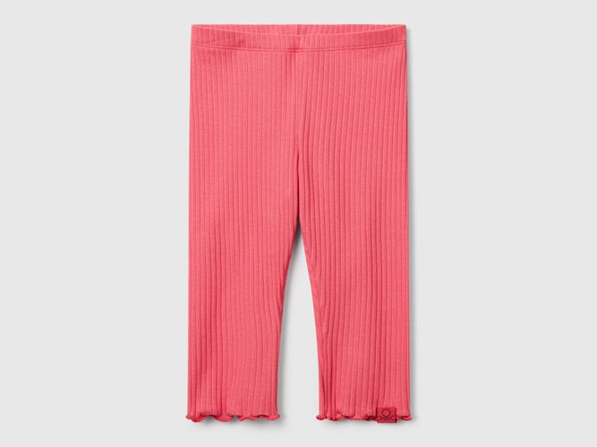 Benetton, Legging En Coton Extensible, taille 12-18, Saumon, Enfants - United Colors of Benetton - Modalova