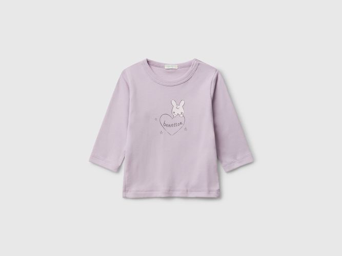 Benetton, T-shirt En Coton Avec Imprimé, taille 0-1,, Enfants - United Colors of Benetton - Modalova