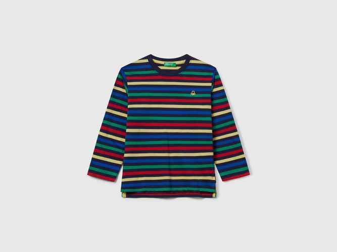 Benetton, T-shirt Rayé À Manches Longues, taille 12-18, Multicolore, Enfants - United Colors of Benetton - Modalova