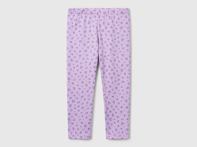 Benetton, Legging Lilas À Imprimé Animalier, taille 12-18, Lilas, Enfants - United Colors of Benetton - Modalova