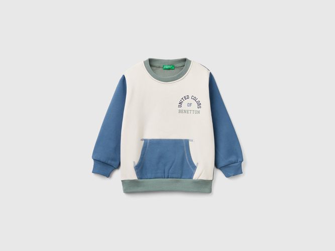 Benetton, Sweat-shirt Chaud Avec Poche Kangourou, taille 12-18, Multicolore, Enfants - United Colors of Benetton - Modalova