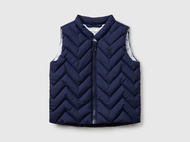 Benetton, Gilet Matelassé En Tissu Technique, taille 1-3, Bleu, Enfants - United Colors of Benetton - Modalova