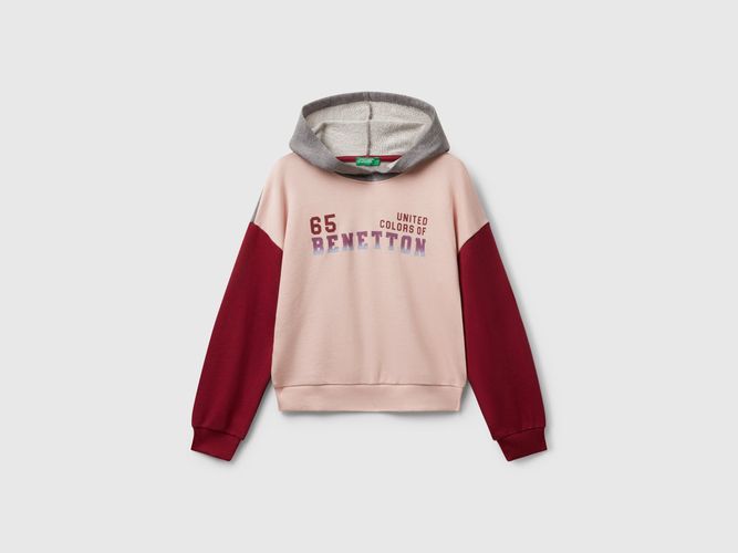 Benetton, Sweat À Capuche Imprimé, taille 2XL, Rose Pastel, Enfants - United Colors of Benetton - Modalova