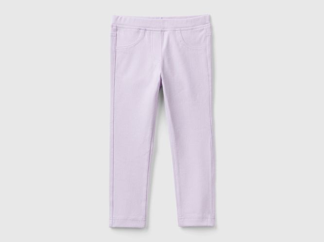 Benetton, Pantalon En Molleton Super Stretch, taille 12-18, Lilas, Enfants - United Colors of Benetton - Modalova