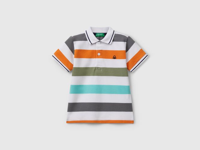 Benetton, Polo Rayé À Manches Courtes, taille 12-18, Multicolore, Enfants - United Colors of Benetton - Modalova