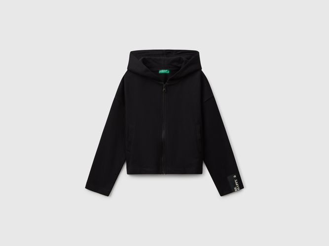 Benetton, Sweat À Capuche Zippé, taille 2XL, Noir, Enfants - United Colors of Benetton - Modalova