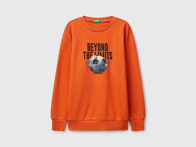 Benetton, Sweat-shirt Avec Imprimé Slogan, taille 2XL, , Enfants - United Colors of Benetton - Modalova