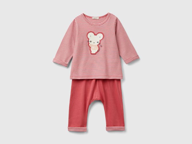 Benetton, Ensemble 100 % Coton Bio, taille 0-1, , Enfants - United Colors of Benetton - Modalova