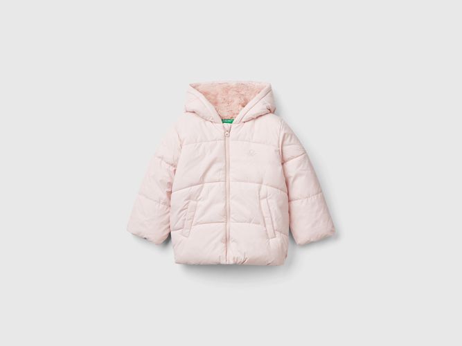 Benetton, Doudoune À Capuche, taille 12-18, Rose Pâle, Enfants - United Colors of Benetton - Modalova