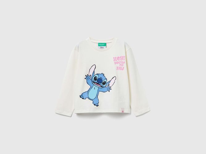 Benetton, disney T-shirt Lilo & Stitch, Taille: 12-18, Crème, Enfants - United Colors of Benetton - Modalova