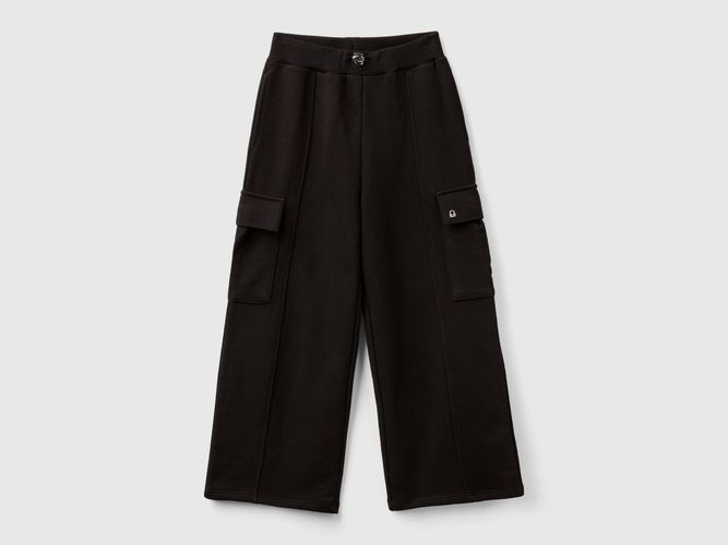 Benetton, Pantalon Cargo Coupe Wide, taille 2XL, Noir, Enfants - United Colors of Benetton - Modalova