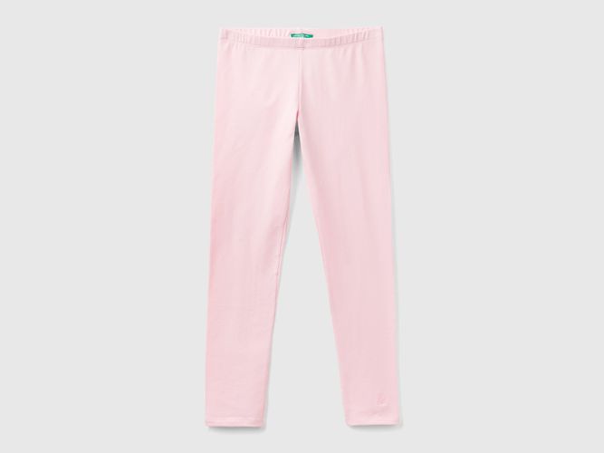 Benetton, Legging En Coton Stretch À Logo, taille 2XL, Rose, Enfants - United Colors of Benetton - Modalova