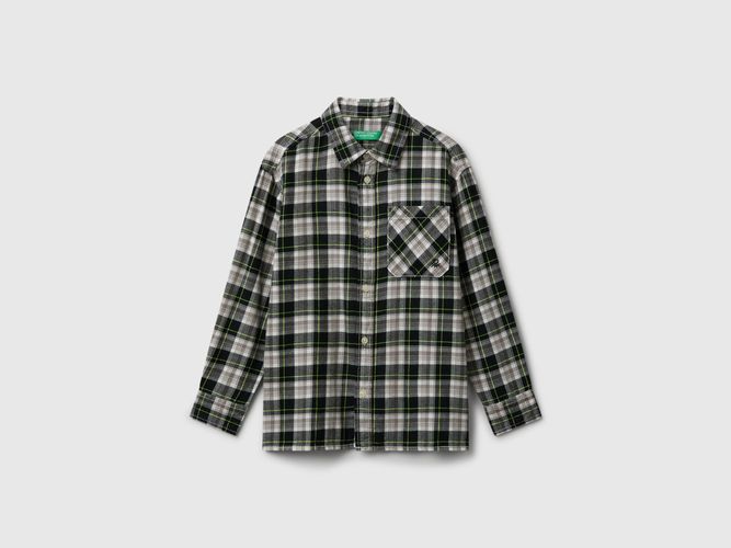Benetton, Chemise Tartan 100% Coton, Taille: 2XL, , Enfants - United Colors of Benetton - Modalova