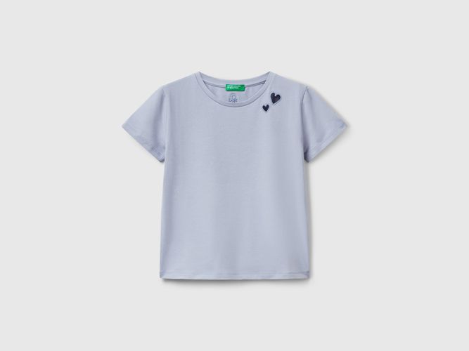 Benetton, T-shirt Avec Motif Découpé, taille M, Bleu Pervenche, Enfants - United Colors of Benetton - Modalova