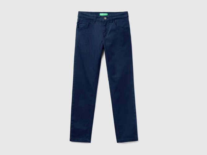 Benetton, Pantalon Slim À Cinq Poches, taille 2XL, Bleu Foncé, Enfants - United Colors of Benetton - Modalova