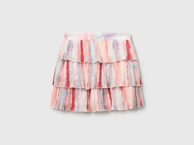 Benetton, Jupe Plissée Avec Imprimé, taille 2XL, Multicolore, Enfants - United Colors of Benetton - Modalova