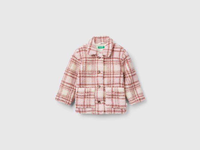 Benetton, Veste Effet Ourson À Carreaux, taille 18-24, Multicolore, Enfants - United Colors of Benetton - Modalova