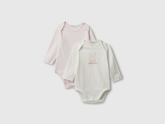 Benetton, Deux Bodys À Manches Longues, Multicolore, Enfants - United Colors of Benetton - Modalova