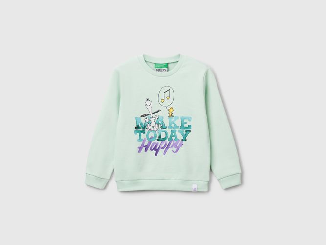 Benetton, Sweat Snoopy peanuts, taille 12-18, Bleu Vert, Enfants - United Colors of Benetton - Modalova