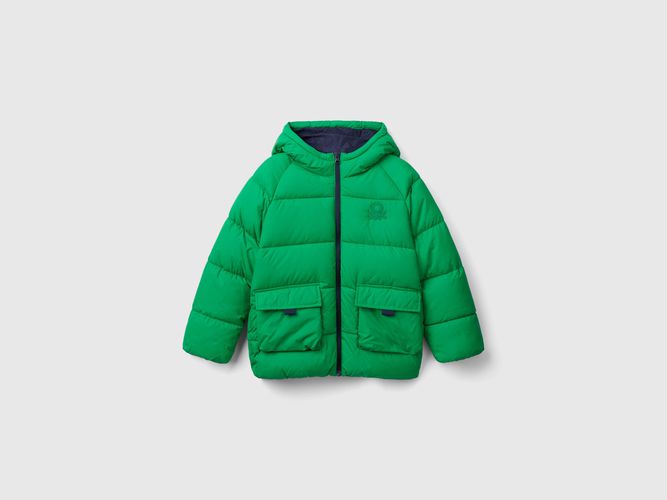 Benetton, Blouson Rembourré "rain Defender", taille 2XL, Vert, Enfants - United Colors of Benetton - Modalova