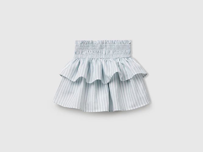 Benetton, Jupe Rayée À Volants, taille 2XL, Bleu Horizon, Enfants - United Colors of Benetton - Modalova