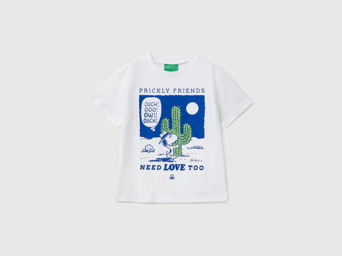 Benetton, T-shirt Avec Imprimé Snoopy peanuts, taille 12-18, Blanc, Enfants - United Colors of Benetton - Modalova
