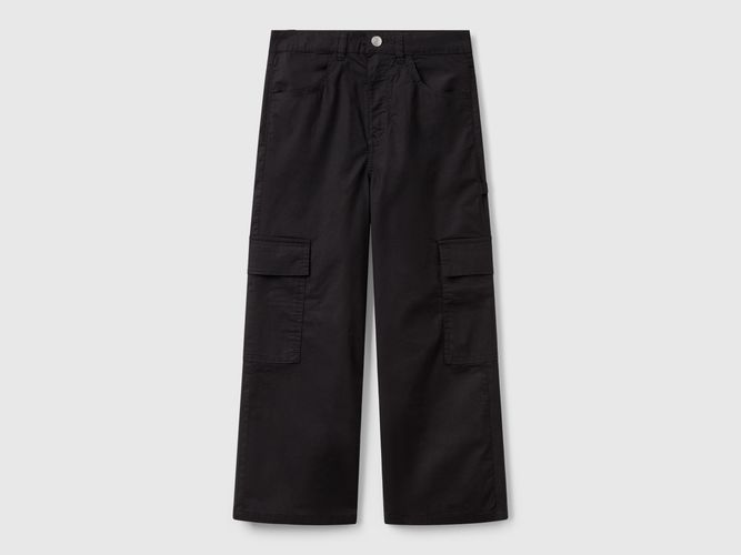 Benetton, Pantalon Cargo Coupe Large, taille 2XL, Noir, Enfants - United Colors of Benetton - Modalova