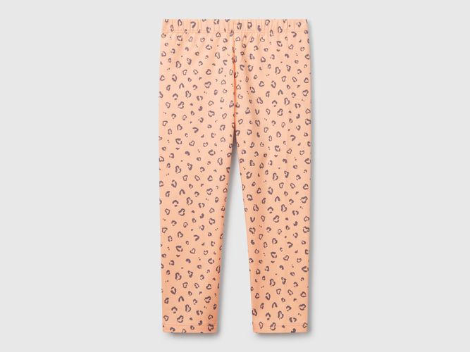 Benetton, Legging Pêche À Imprimé Animalier, taille 12-18, Rose, Enfants - United Colors of Benetton - Modalova