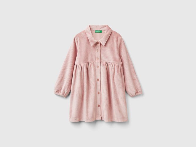 Benetton, Robe À Col En Chenille, taille 12-18, Rose Pâle, Enfants - United Colors of Benetton - Modalova