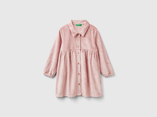 Benetton, Robe À Col En Chenille, taille 2-3, Rose Pâle, Enfants - United Colors of Benetton - Modalova