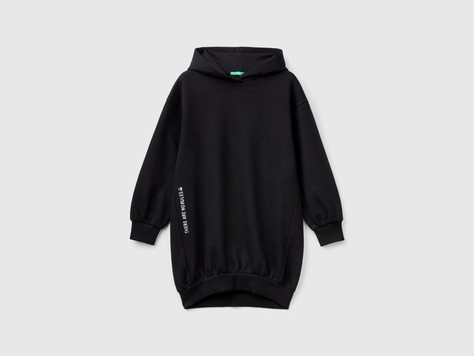 Benetton, Robe En Molleton À Capuche, taille 2XL, Noir, Enfants - United Colors of Benetton - Modalova