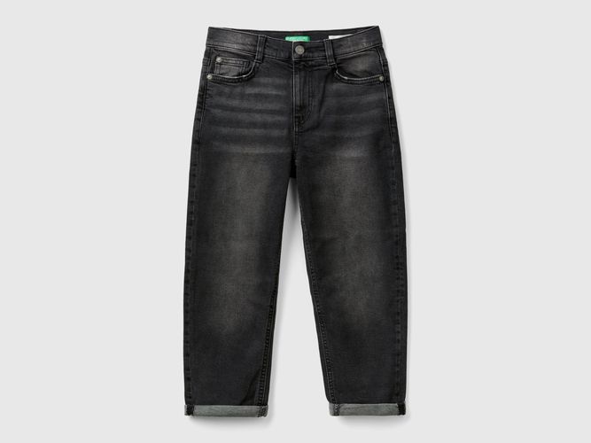 Benetton, Jeans Loose Fit, taglia L, Nero, Bambini - United Colors of Benetton - Modalova