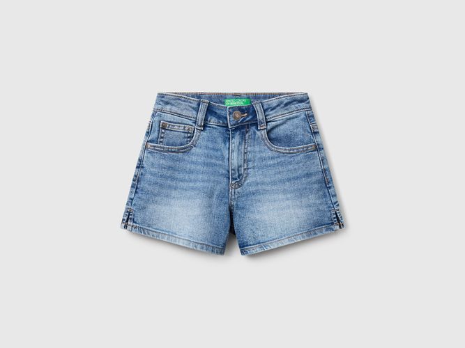Benetton, Pantalon Court En Jean, taille 2XL, Bleu Clair, Enfants - United Colors of Benetton - Modalova