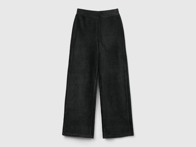 Benetton, Pantalon Ample En Chenille, taille 2XL, Noir, Enfants - United Colors of Benetton - Modalova