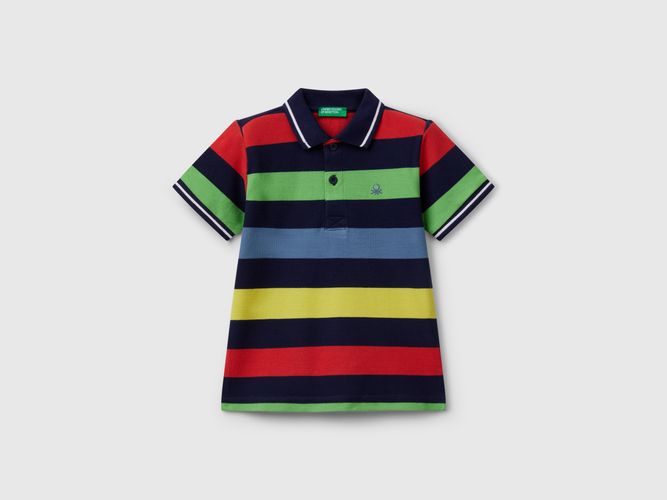 Benetton, Polo Rayé À Manches Courtes, taille 12-18, Multicolore, Enfants - United Colors of Benetton - Modalova
