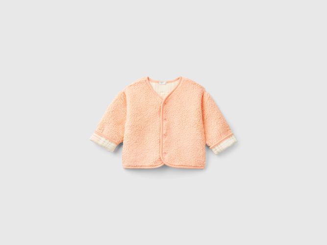 Benetton, Veste Réversible, taille 1-3, Rose Pêche, Enfants - United Colors of Benetton - Modalova