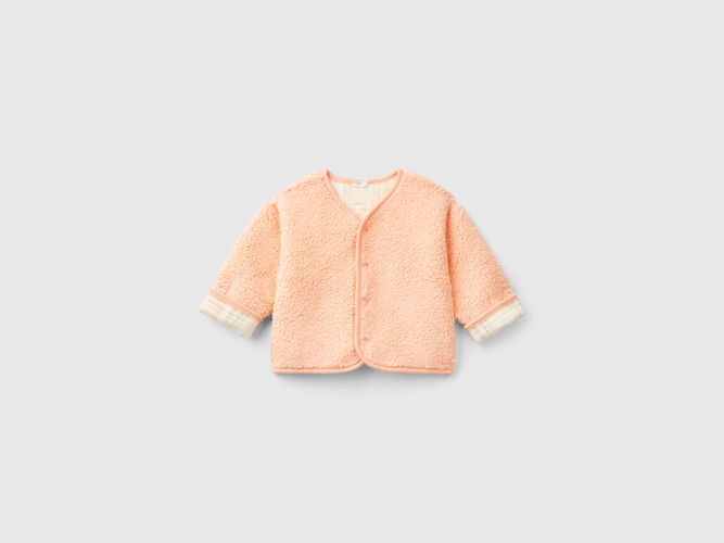 Benetton, Veste Réversible, taille 6-9, Rose Pêche, Enfants - United Colors of Benetton - Modalova