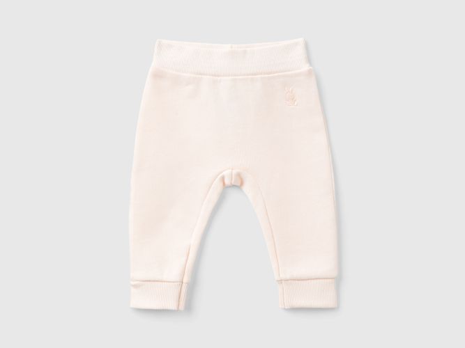 Benetton, Pantalon En Molleton De Coton Bio, taille 0-1, Rose Pâle, Enfants - United Colors of Benetton - Modalova