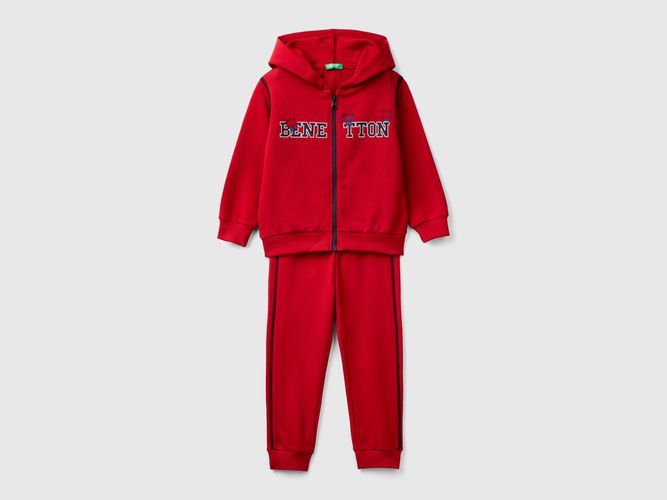 Benetton, Survêtement En Molleton 100 % Coton, taille 12-18, Rouge, Enfants - United Colors of Benetton - Modalova